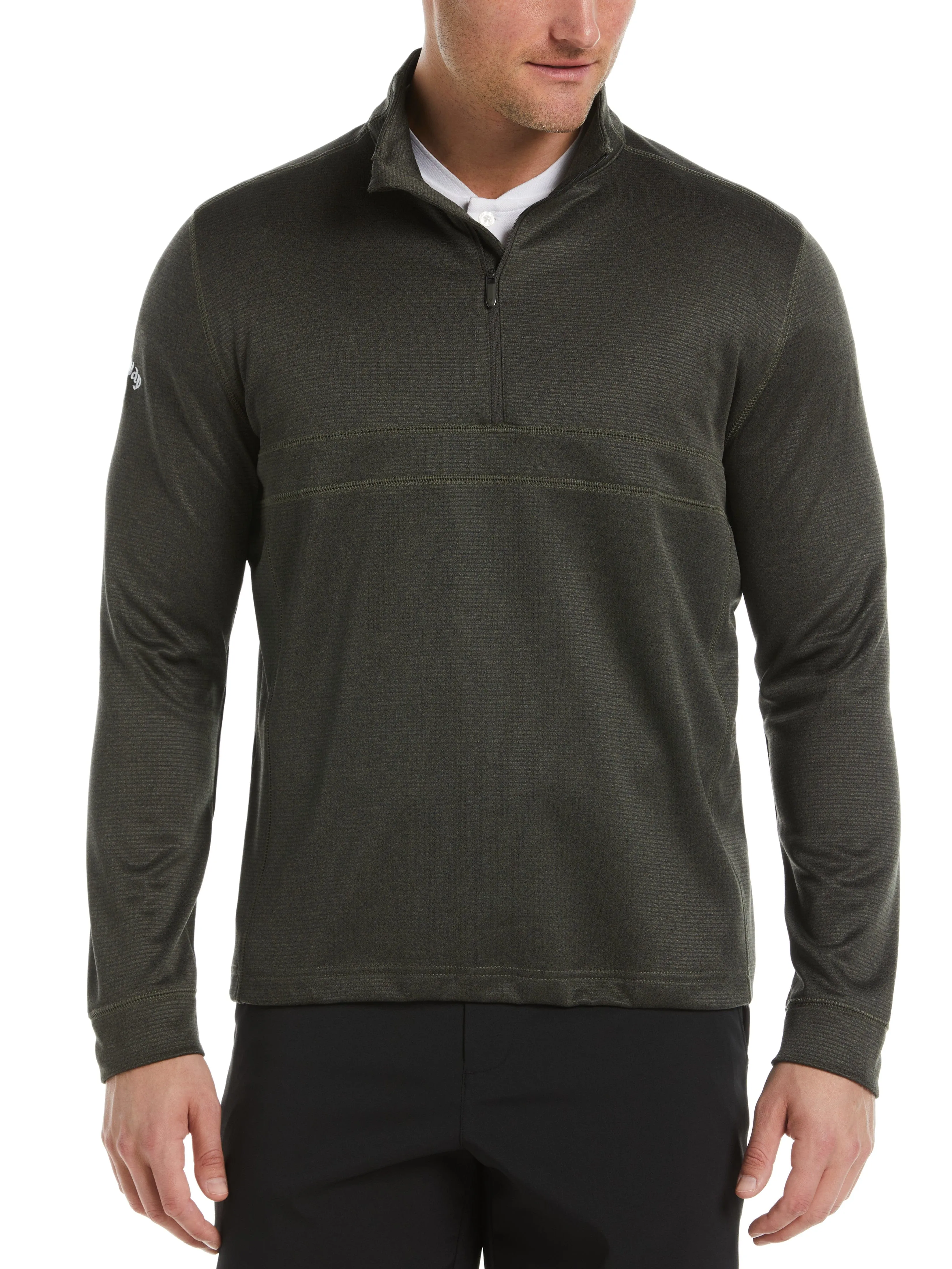 Men's Waffle 1/4 Zip Golf Pullover