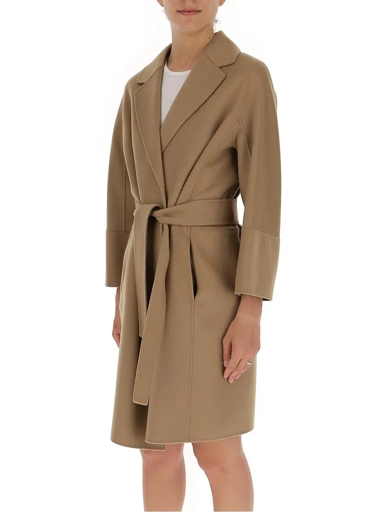 'S Max Mara Arona Belted Short Robe Coat