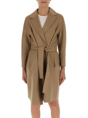 'S Max Mara Arona Belted Short Robe Coat