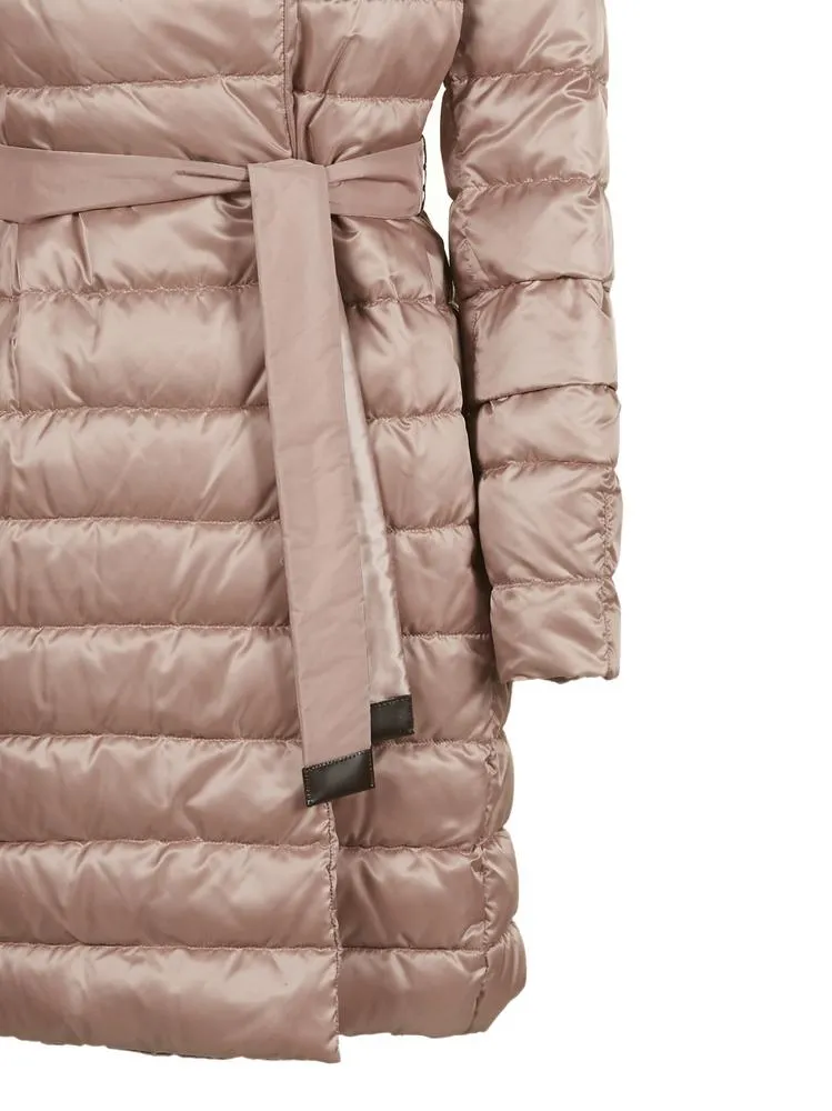 'S Max Mara Quilted Hooded Coat