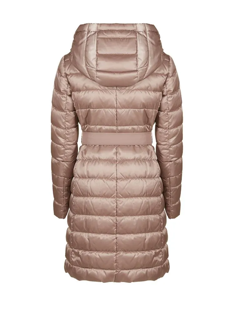 'S Max Mara Quilted Hooded Coat