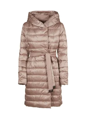 'S Max Mara Quilted Hooded Coat