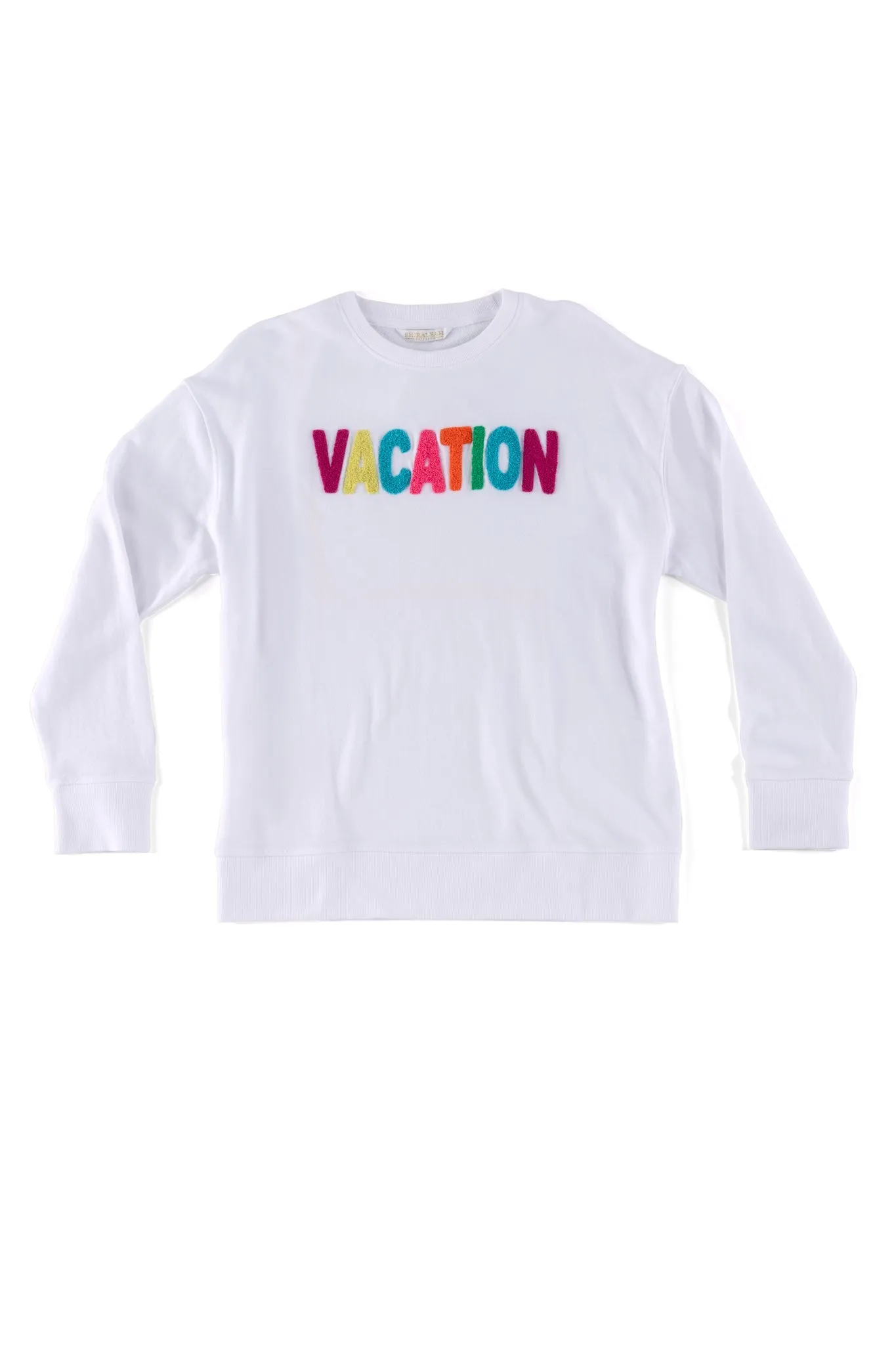 Shiraleah "Vacation" Sweatshirt, White