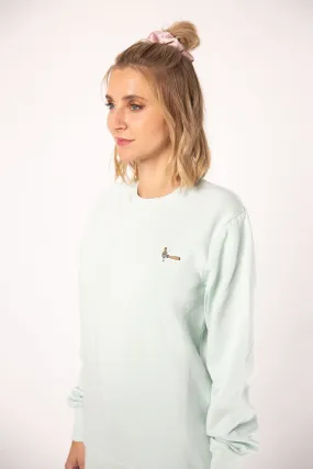 Siebträger & Tamper | Bestickter Bio-Baumwoll Frauen Pullover