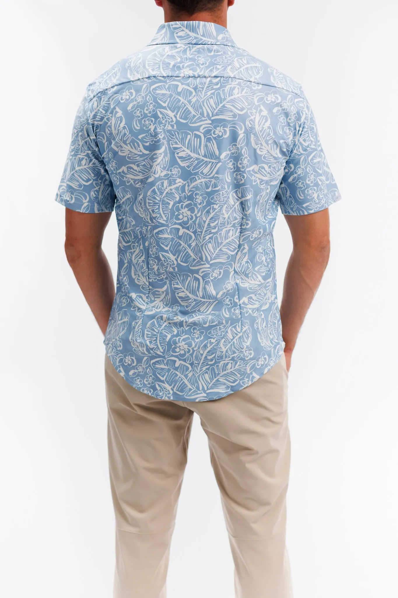 The Boatyard Button Down - Banana Leaf Bloom