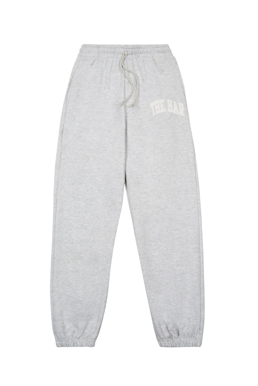 VARSITY SWEATPANTS LT HEATHER GREY / WHITE